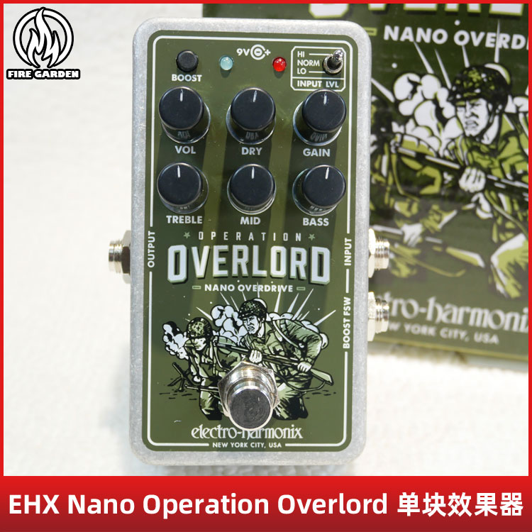 火焰花园 EHX NANO OPERATION OVERLORD 过载失真专业单块效果器