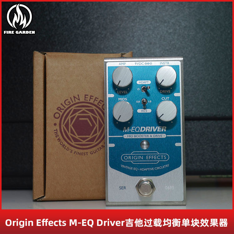 Origin Effects M-EQ Driver 过载均衡电吉他单块效果器