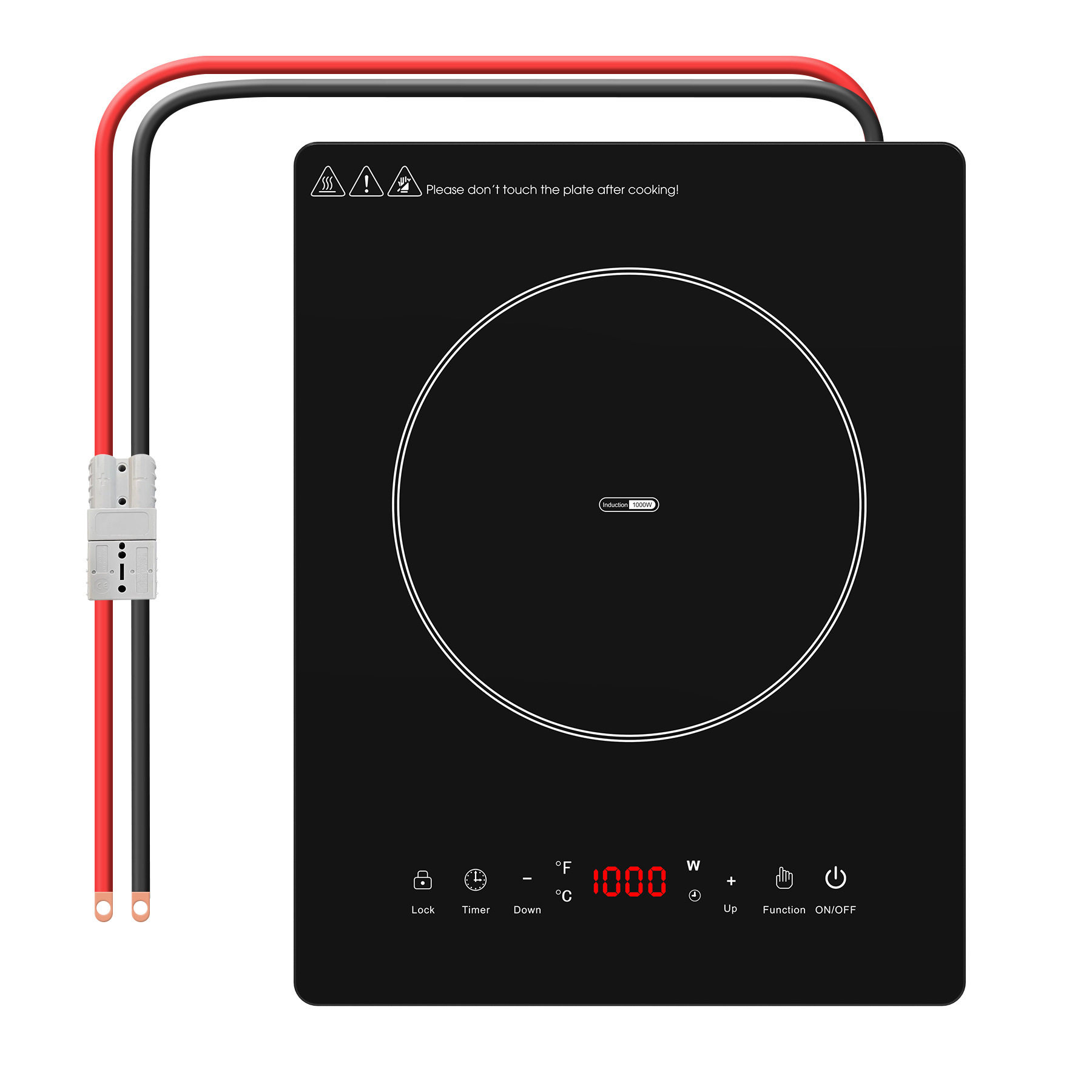 wabk电磁炉dc24v48v北美欧规induction直流变频户外房车电器