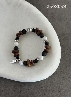 复古文艺原创设计感咖啡豆手链新中式民族风高颜值闺蜜情侣手串