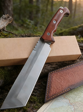 砍大骨刀水果刀手扒肉多功能露营钓鱼割肉餐刀家用吃羊排烧烤刀具