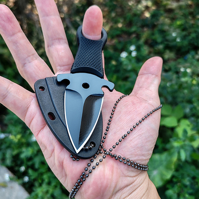 户外必备防身指环刀迷你小直刀