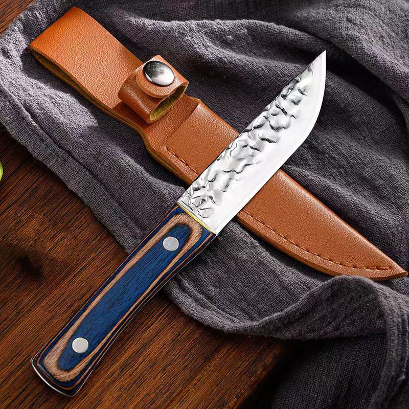 手工锻打剔骨刀手把肉刀手扒肉小刀割肉吃羊肉小刀餐刀厨房刀具