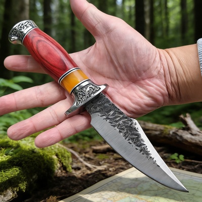 露营烧烤多功能砍大骨水果刀