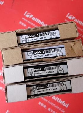 Knick A47 H1/1 科伲可环路供电信号隔离模块 IsoTrans A47H1/1