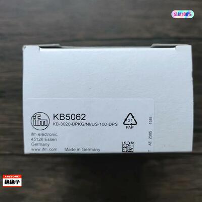 全新原装正品 IFM易福门 KB5062 电容式传感器，实物议价