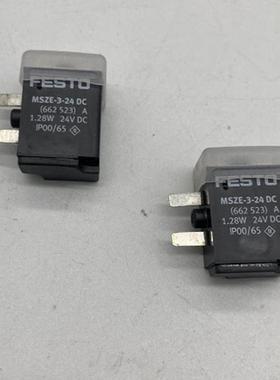 费斯托线圈 MSZE-3-24 DC 662523 机械阀 SVS-3-1/8 10190