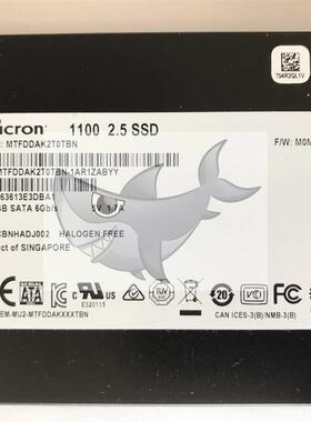 镁光 Micron 1100 MTFDDAK2T0TBN 2.5 SSD 2048GB 固态硬盘 2TB