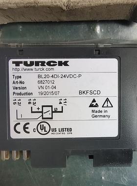 全新原装正品 图尔克 BL20-4DI-24VDC-P 6827012 实物拍摄