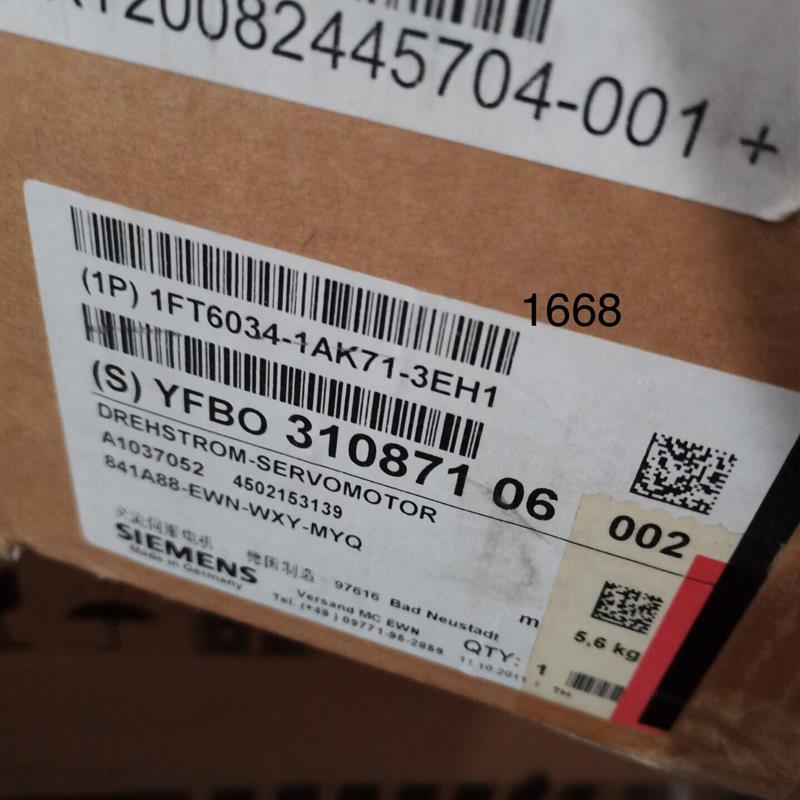 伺服电机1FT6034-1AK71-3EH1议价