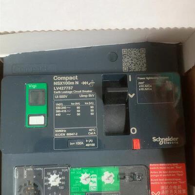 原装新款施耐德波兰产NSX100m N 4PVIGI 漏电 100A