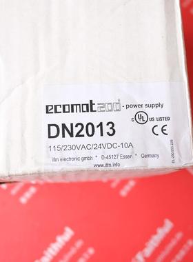 IFM DN2013易福门全新电源模块 24VDC 10A