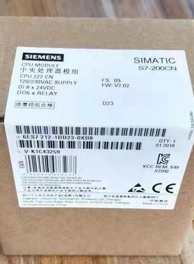 6ES7212-1BB23-0XB0西门子CPU221输入输出模块6ES7212-1BB23-0XB0