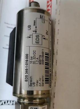 HDYAC贺德克 EDS346-1-016-000 压力传感器 原装正品 现货