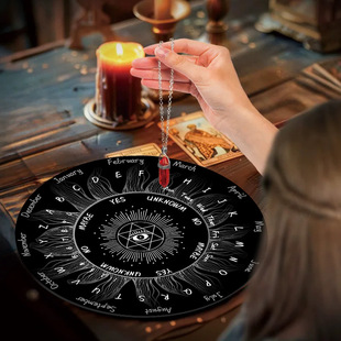 灵摆Srt信息指引是否 星座字母数字日期指引板灵摆橡胶垫直径22cm