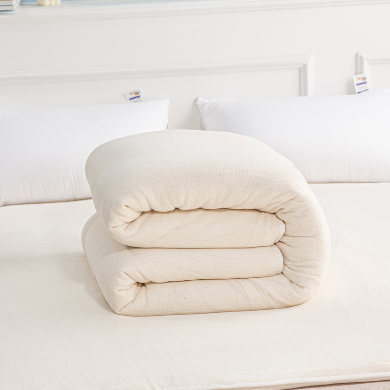 新疆棉花被子冬被加厚保p暖学生宿舍单人1.5x2m全棉被芯棉被褥冬