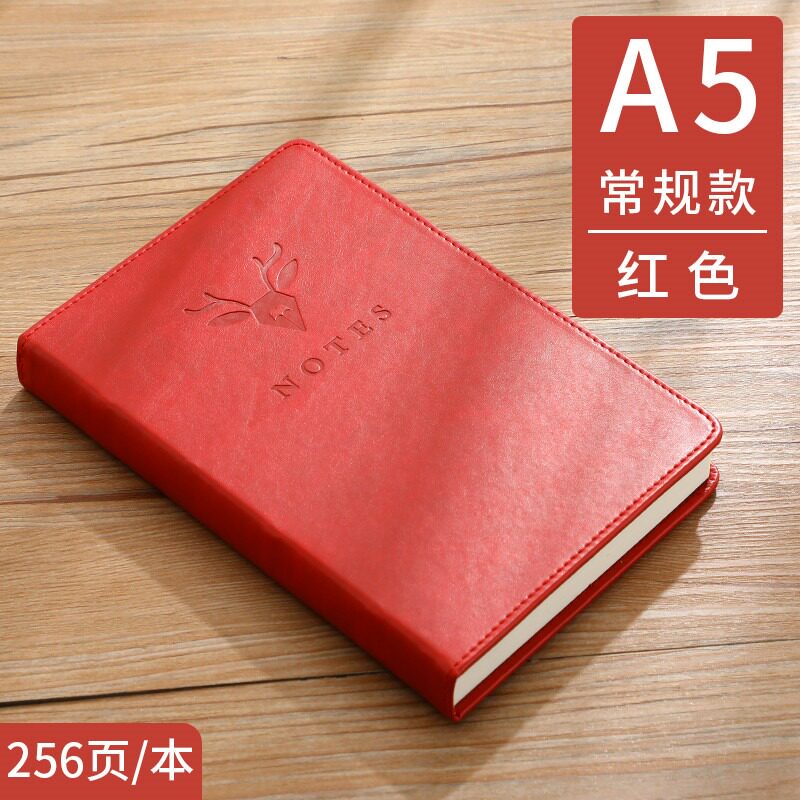A5 노트북 문방구 두꺼운 메모장 비즈니스 사무 회의 회의록 간단한 대학생 문학 절묘한 복고풍 일기 인쇄 가능한 로고로 사용자 정의 가능한 두꺼운 노트북