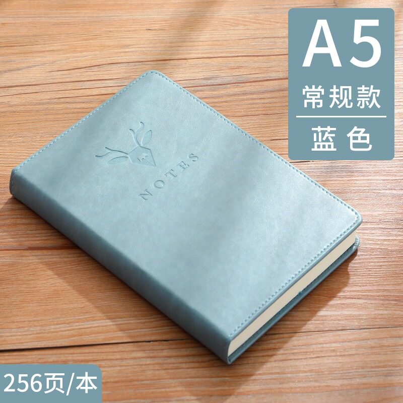 A5 노트북 문방구 두꺼운 메모장 비즈니스 사무 회의 회의록 간단한 대학생 문학 절묘한 복고풍 일기 인쇄 가능한 로고로 사용자 정의 가능한 두꺼운 노트북