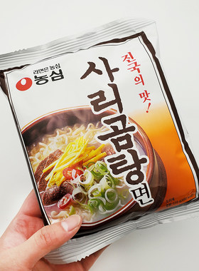韩国进口农心牛骨汤袋装方便面