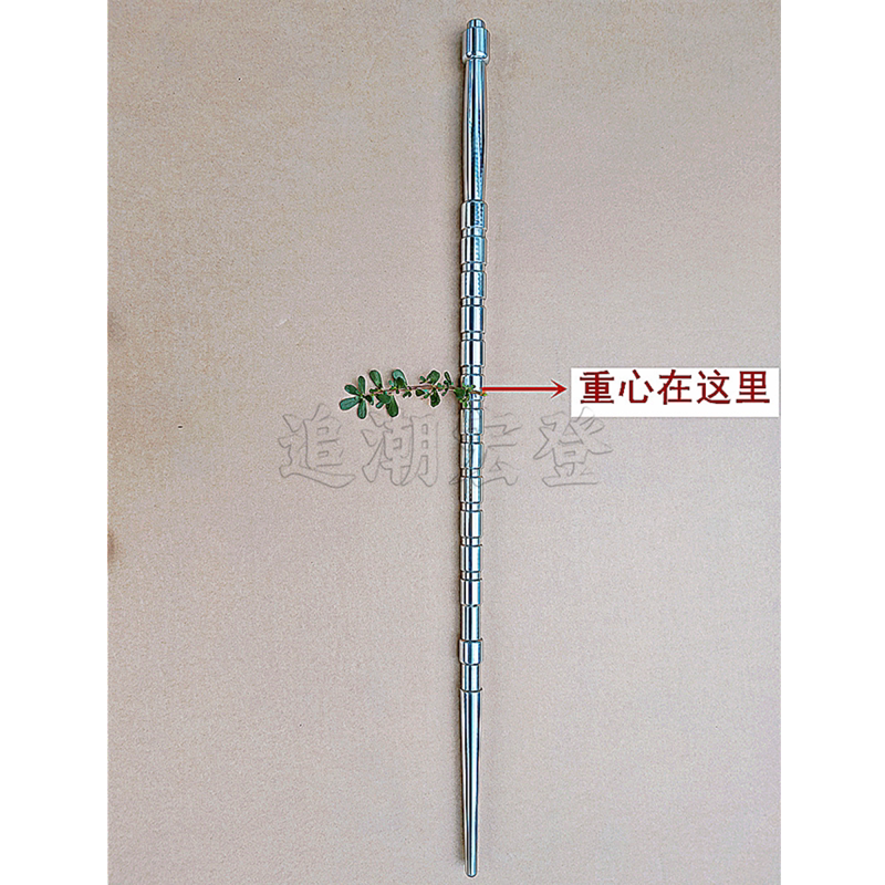 重型武术钢鞭虎尾鞭双手鞭不锈钢一体实心鞭训练鞭打神鞭武术器械