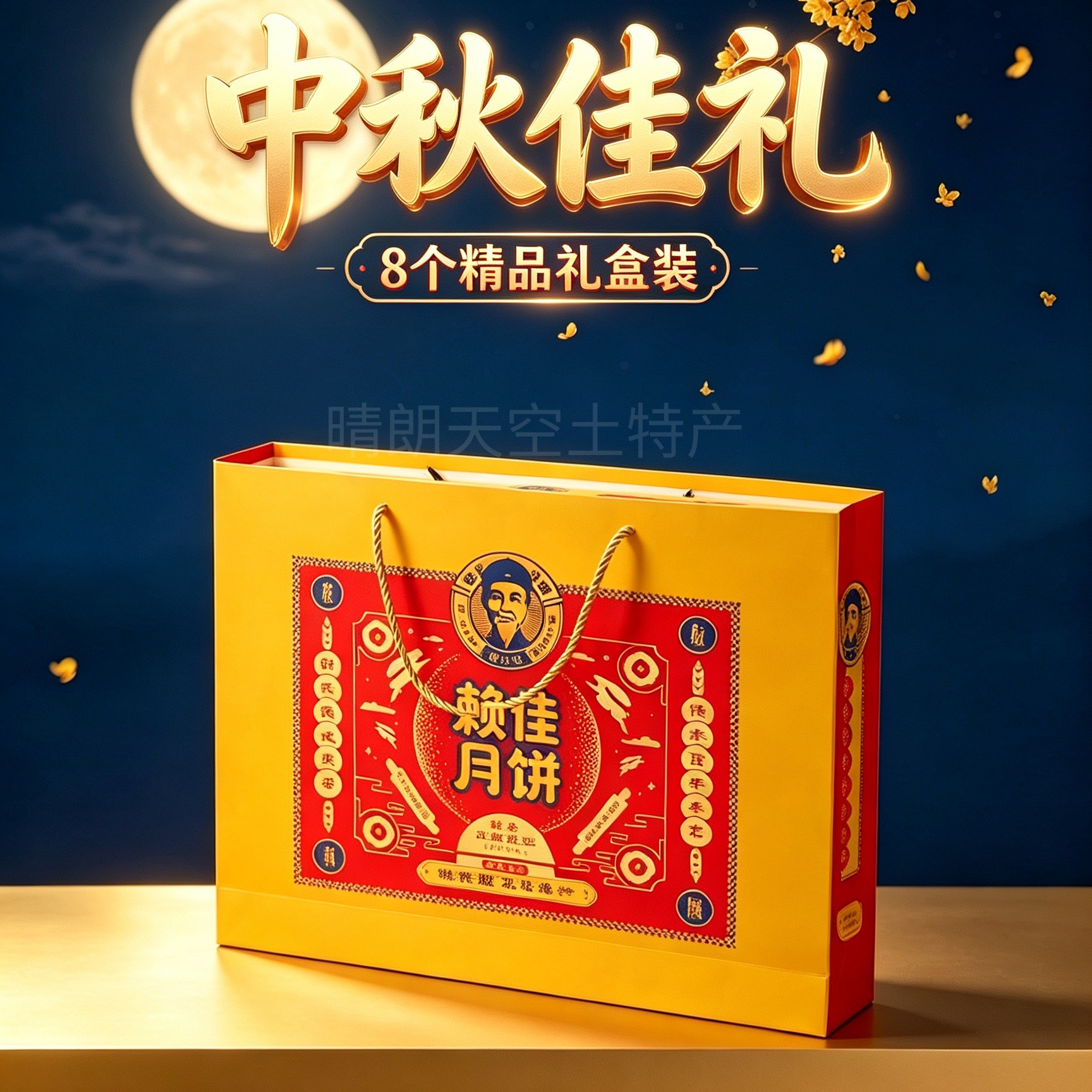 包邮10个装筠连赖佳土月饼中秋节精装礼盒牛肉猪肉四川宜宾特产