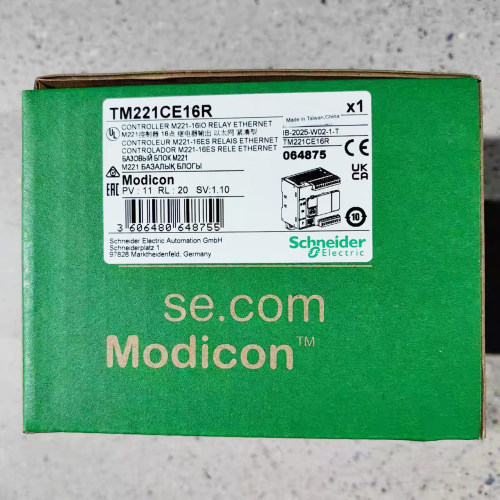 全新原装施耐德可编程逻辑控制器TM221CE16R/TM221CE16T正品现货