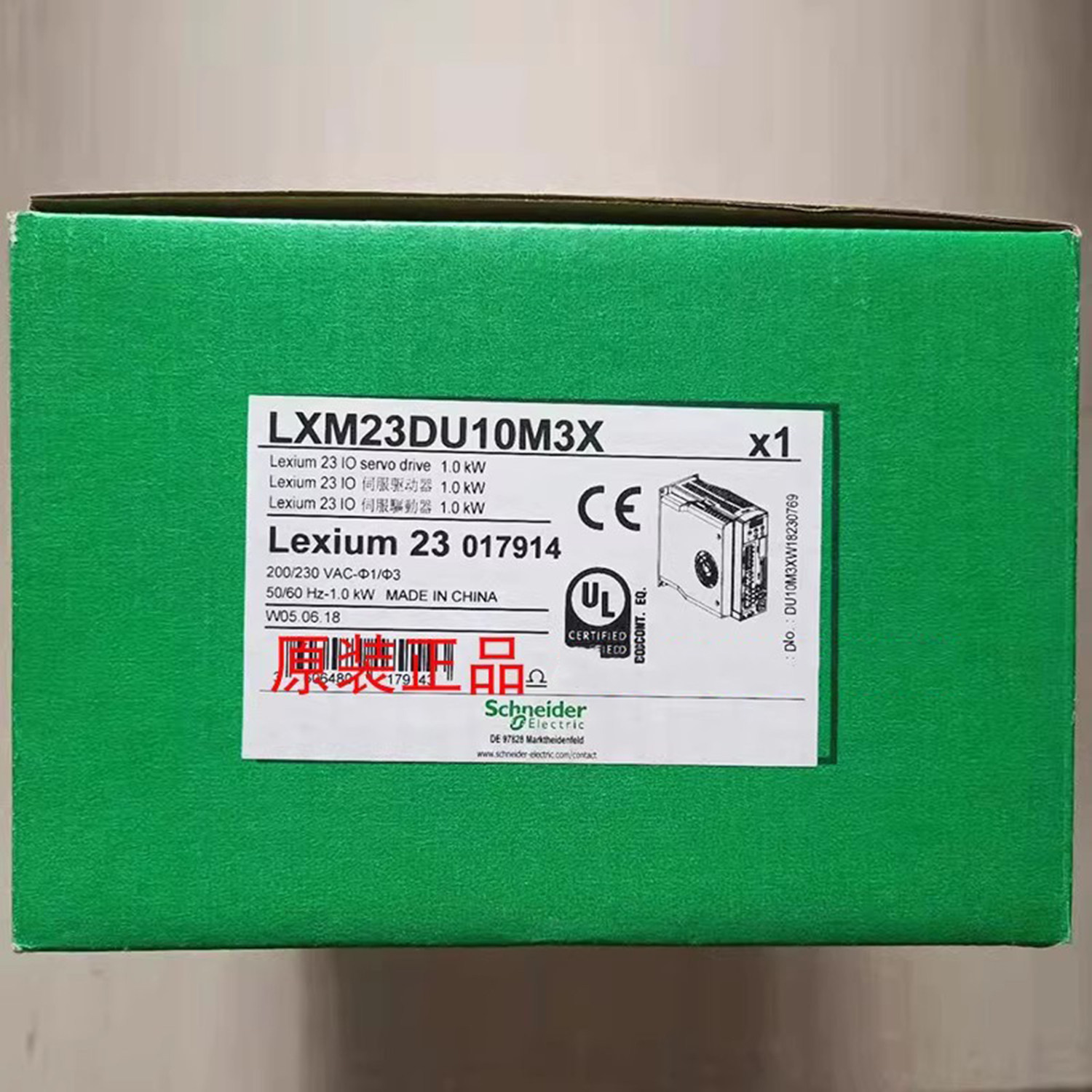 LXM23DU10M3X施耐德23系列1000W伺服驱动器全新进口原装现货特价