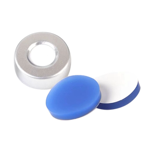 20mm钳口顶空瓶铝盖 铝盖含垫片 进样气相色谱银色检测四氟垫包邮