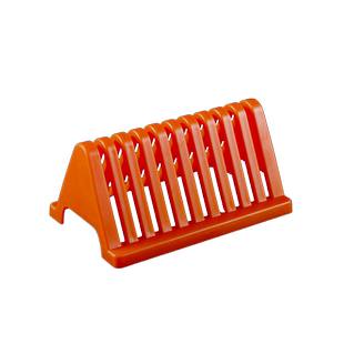 玻片沥水架 WB蛋白电泳制胶用玻璃板晾片架 伯乐电泳玻璃板架玻片沥水架   25片蓝色长方形玻片沥水架