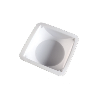 荣码塑料抗静电称量皿 方形称量盘 带倒角 大小号称量舟 一次性天平称量皿 一次性天平称量船