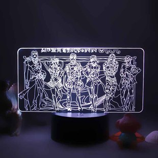 JOJO的奇妙冒险周边手办小夜灯桌面摆件吉良吉影二次元创意摆件