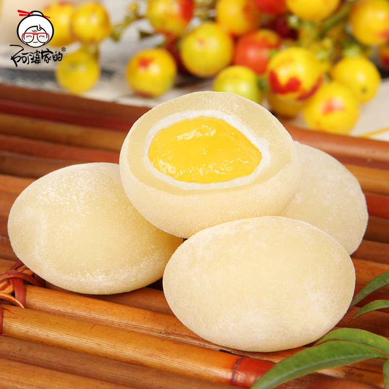 果味双馅爆浆麻糬阿婆家的台湾风味福团大福迷你雪媚娘糯叽叽