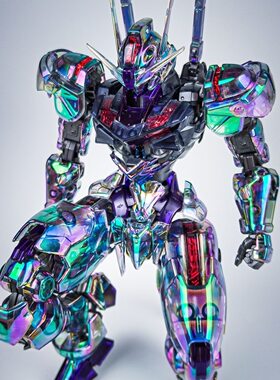 昆仑镭射风灵高达水星的魔女FM1/100国产机甲模型拼装玩具送水贴