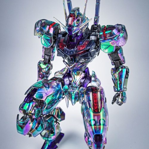 昆仑镭射风灵高达水星的魔女FM1/100国产机甲模型拼装玩具送水贴
