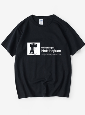 诺丁汉大学University of Nottingham纪念品UoN周边T恤短袖新品衣