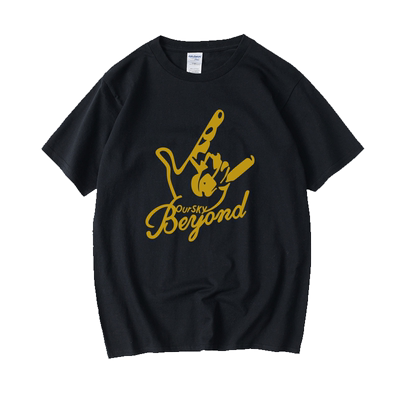 黄家驹同款乐队摇滚圆领情侣装