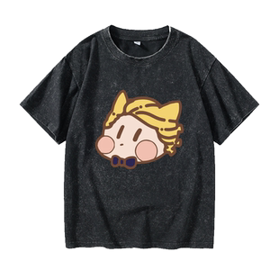 jojo的奇妙冒险同人迪亚波罗迪亚哥吉良吉影周边T恤短袖休闲衣服