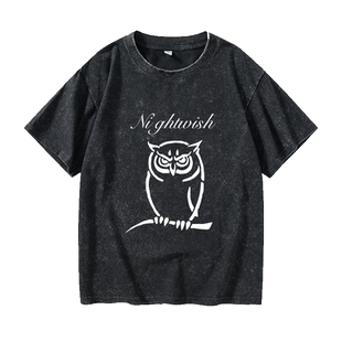 Nightwish夜愿 美声金属摇滚乐队DJT恤短袖中国风衣服女男圆领大