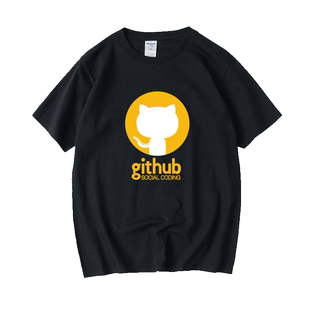 Github章鱼猫程序员码农 Linux Ruby极客ITT恤短袖圆领夏季男女情