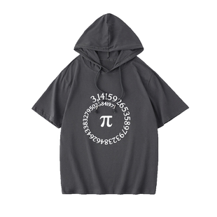圆周率衣服π3.1415926数学理科生奇妙数字T恤短袖小清新衣服女男