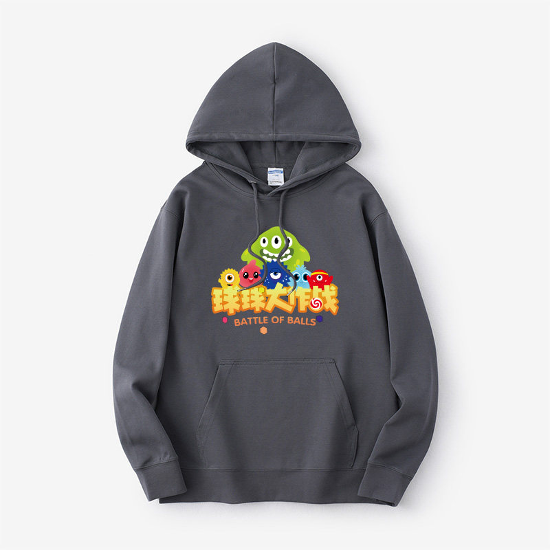 手游球球大作战周边卫衣连帽韩版衣服套头男女上衣宽松情侣装