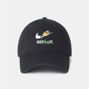 瑞克和与莫蒂联名rick morty周边帽子棒球帽男女青少年鸭舌帽 and