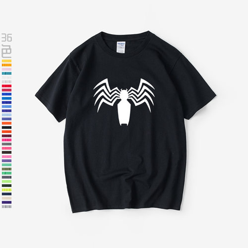 短袖休闲圆领大码毒液