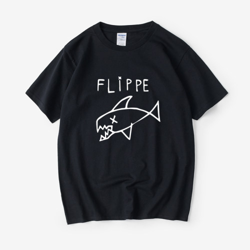 Nirvana 涅槃乐队 Kurt cobain科特柯本 flipperT恤短袖圆领夏季
