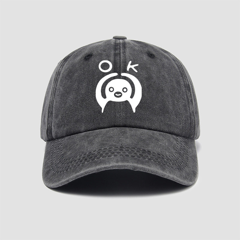 日系沙雕suica 企鹅西瓜卡通可爱恶搞表情包jr日本帽子棒球帽男