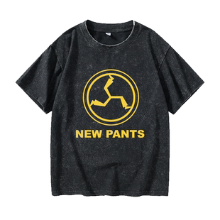 乐队的夏天2周边后海大鲨鱼新裤子岛屿心情T恤短袖休闲衣服女男圆