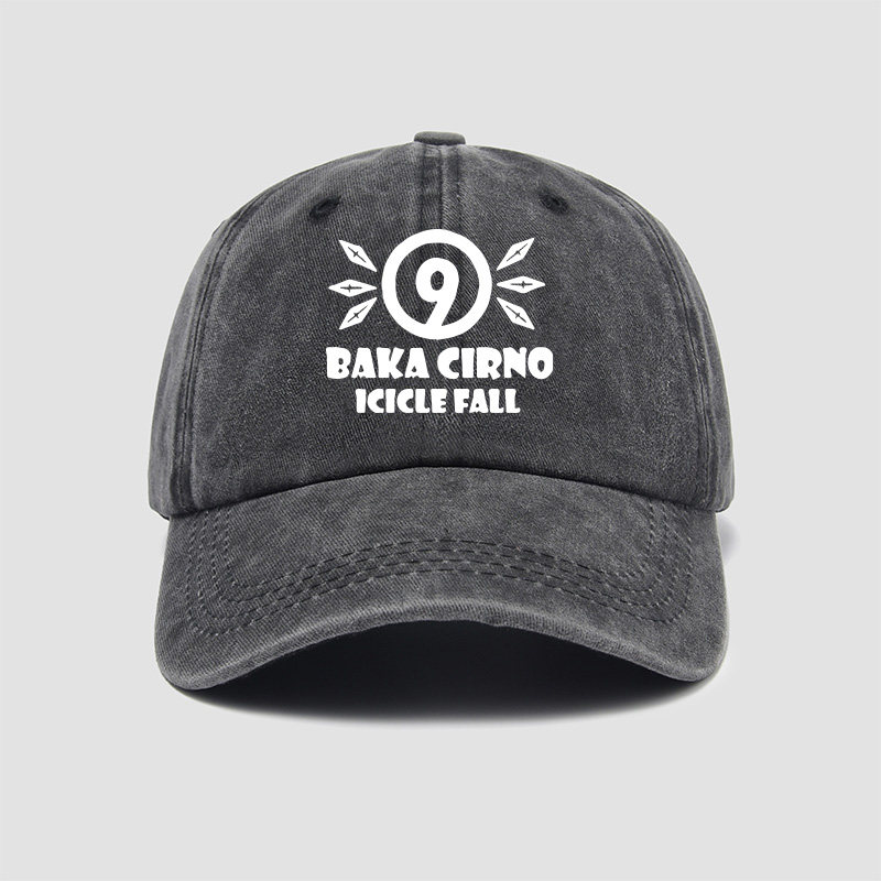 东方project动漫 笨蛋9琪露诺帽子棒球帽男女简约鸭舌帽遮阳帽户