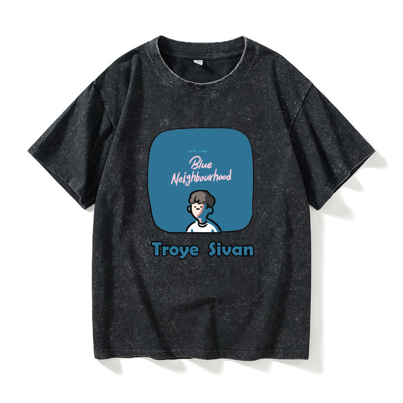 特洛耶希文 Troye Sivan 戳爷 欧美明星 粉丝应援周边T恤短袖内搭