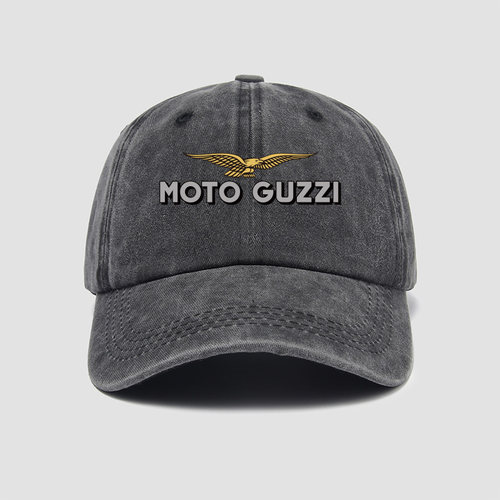 MOTO  古兹GUZZI摩托车帽子棒球帽男女潮鸭舌帽遮阳帽户外防晒休