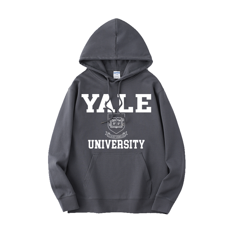 YALE耶鲁大学上卫衣美国大学名校纪念常春藤联盟卫衣连帽简约衣服